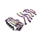 High Flow Exhaust System for BMW X6M 4.4 catback Titanium Racing Grade pipe with Valve Direct Fit - Image 3