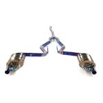 High Flow Exhaust System for Ford Mustang EcoBoost (2.3L Turbo) catback Titanium Racing Grade pipe with Valve Direct Fit - Image 2