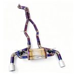 High Flow Exhaust System for Toyota Supra A90 3.0T catback Titanium Racing Grade pipe with Valve Direct Fit - Image 3