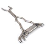 High Flow Exhaust System for BMW M5 F90 4.4 catback Titanium Racing Grade pipe with Valve Direct Fit