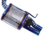 High Flow Exhaust System for Audi A6 A7 C7 C8 2.0T catback Titanium Racing Grade pipe with Valve Direct Fit - Image 3