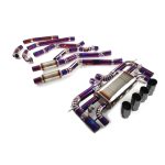 High Flow Exhaust System for BMW X6M 4.4 catback Titanium Racing Grade pipe with Valve Direct Fit - Image 4