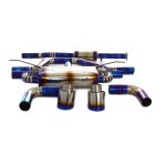 High Flow Exhaust System for Ford Focus (Fourth Generation Mk4) catback Titanium Racing Grade pipe with Valve Direct Fit - Image 2