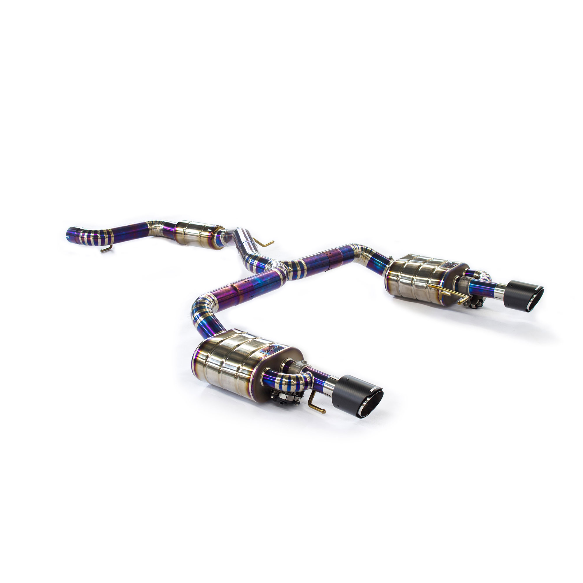 web2 High Flow Exhaust System for VW CC catback Titanium Racing Grade pipe with Valve Direct Fit - Image 1