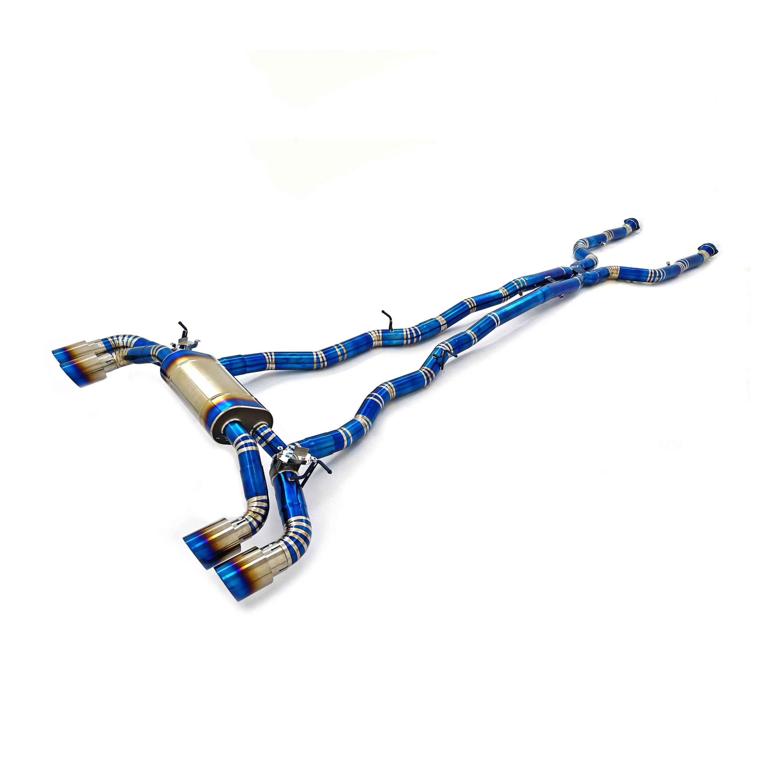web2 High Flow Exhaust System for BMW M5 G90 G99 4.4T V8 catback Titanium Racing Grade pipe with Valve Direct Fit - Image 1