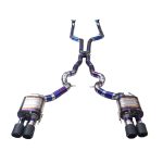 High Flow Exhaust System for BMW M5 F10 catback Titanium Racing Grade pipe with Valve Direct Fit