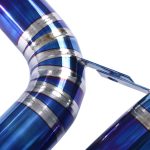 High Flow Exhaust System for Audi A6 A7 C7 C8 2.0T catback Titanium Racing Grade pipe with Valve Direct Fit - Image 4