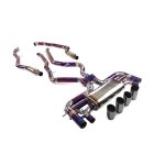 High Flow Exhaust System for BMW X6M 4.4 catback Titanium Racing Grade pipe with Valve Direct Fit - Image 2
