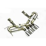 High Flow Exhaust System for Corvette C8 Z06 catback Titanium Racing Grade pipe with Valve Direct Fit