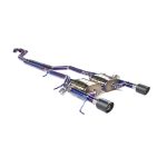 High Flow Exhaust System for Cadillac ATS catback Titanium Racing Grade pipe with Valve Direct Fit