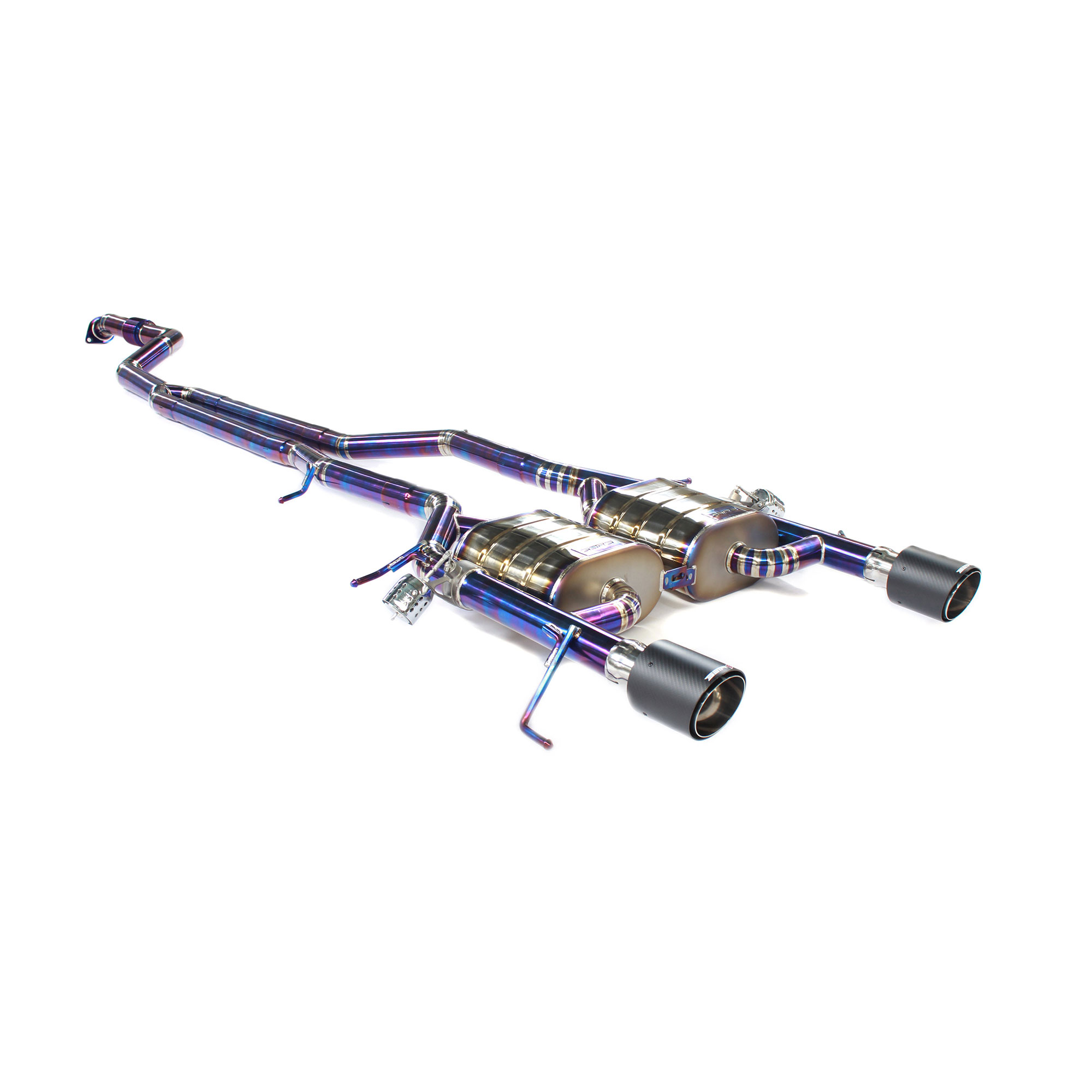 web3 High Flow Exhaust System for Cadillac ATS catback Titanium Racing Grade pipe with Valve Direct Fit - Image 1