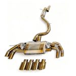 High Flow Exhaust System for VW MK7 Golf7 GTI7.5 2.0T catback Titanium Racing Grade pipe with Valve Direct Fit - Image 2