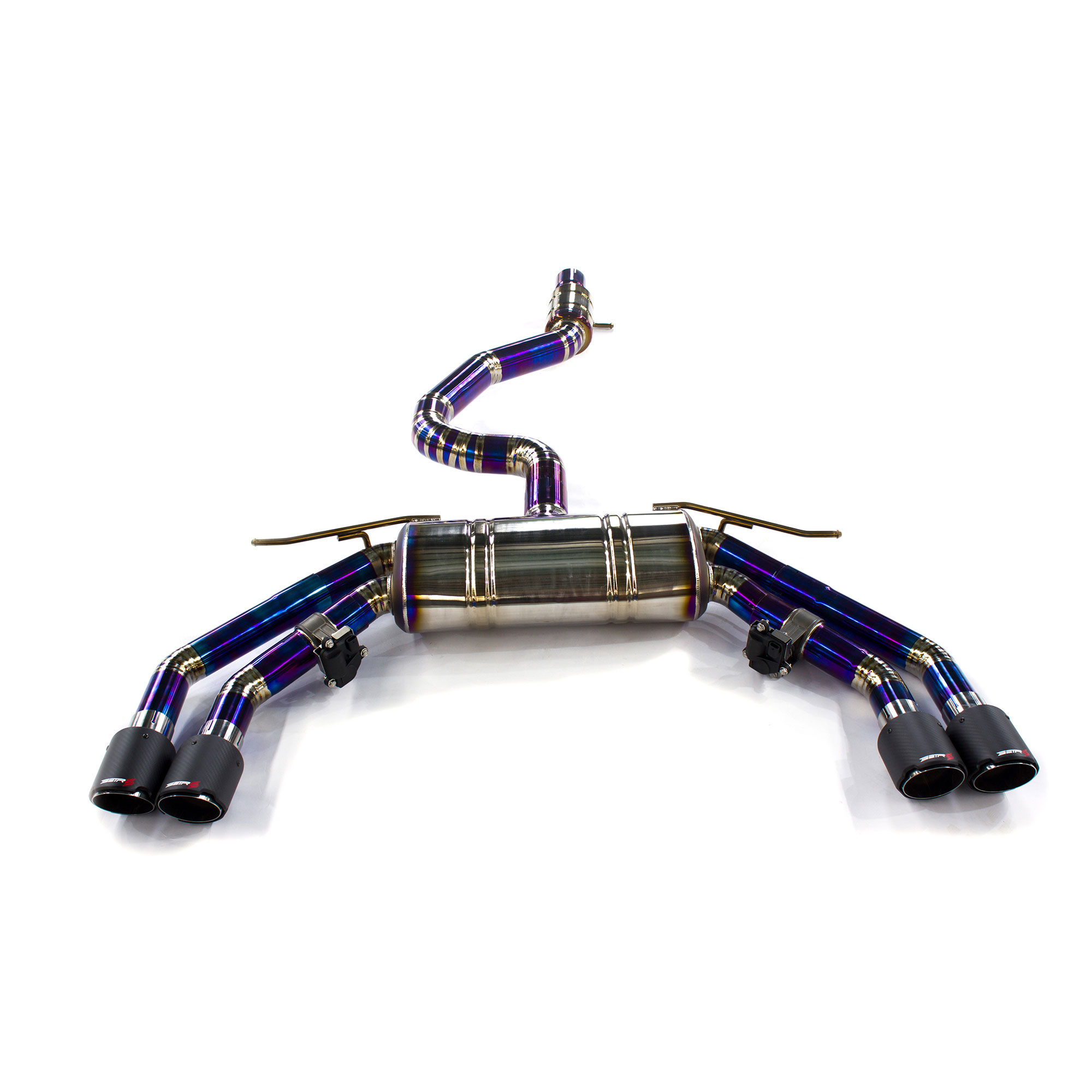 web3 High Flow Exhaust System for Audi S3 catback Titanium Racing Grade pipe with Valve Direct Fit - Image 1