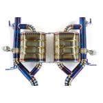 High Flow Exhaust System for Cadillac ATS catback Titanium Racing Grade pipe with Valve Direct Fit - Image 2