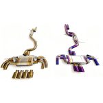 High Flow Exhaust System for VW MK7 Golf7 GTI7.5 2.0T catback Titanium Racing Grade pipe with Valve Direct Fit - Image 3