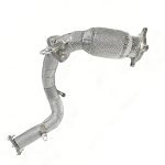 Audi A4L B8.5 downpipe sus304 Exhaust system High Flow Racing Grade pipe