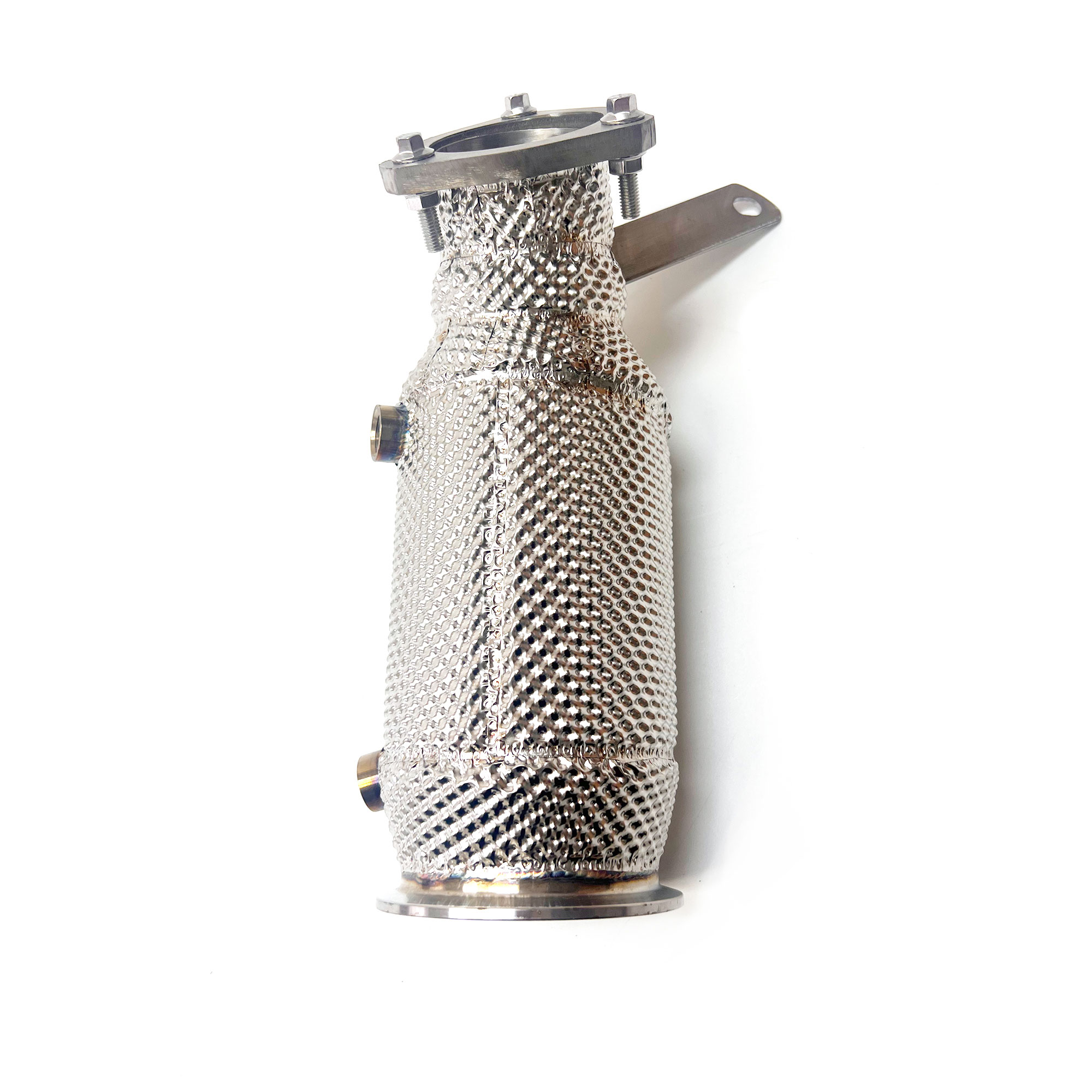 web1 Audi A6 C8 Avant 45 TFSI 2.0T downpipe sus304 Exhaust system High Flow Racing Grade pipe - Image 1