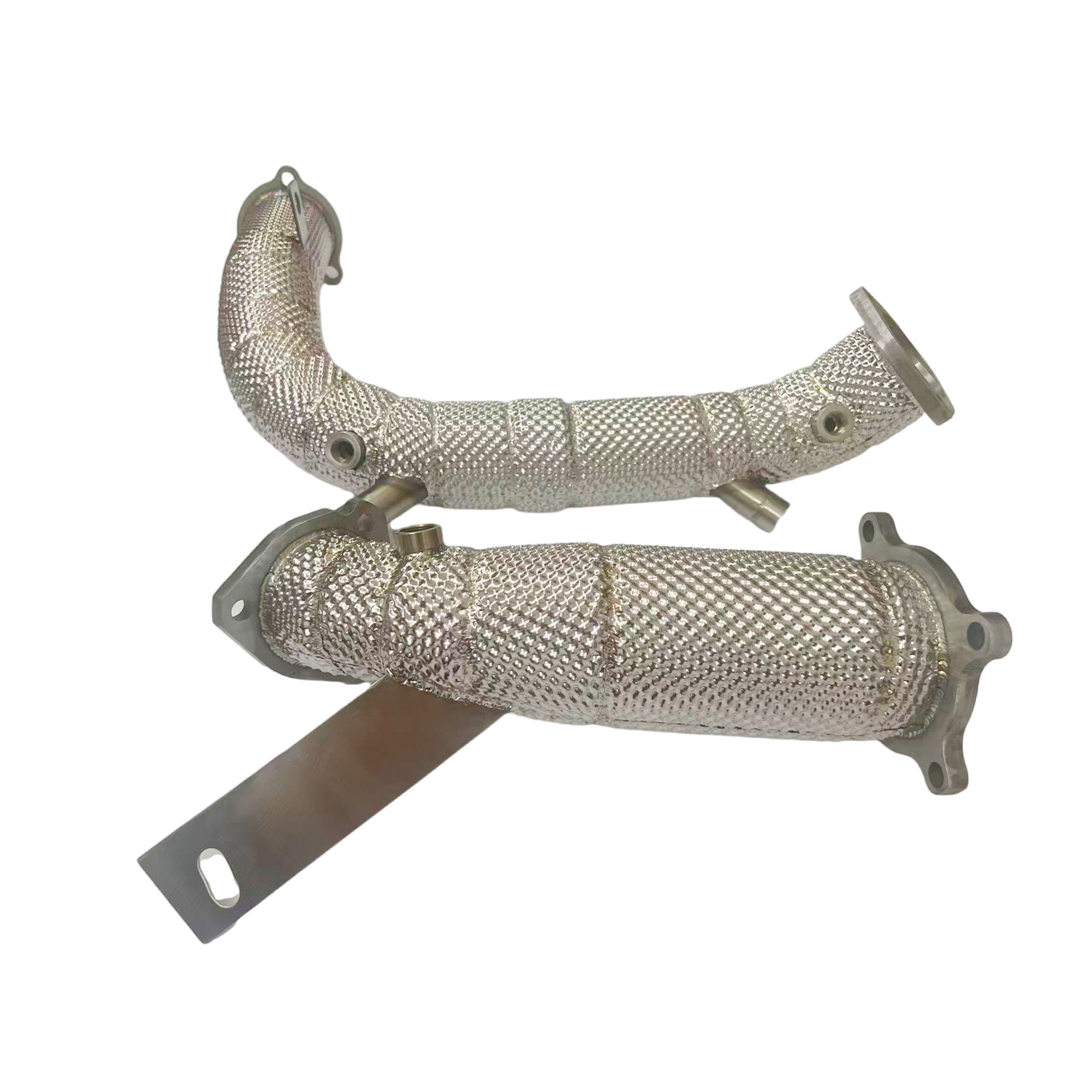 web1 Audi A6L A7L A7 2.0T downpipe sus304 Exhaust system High Flow Racing Grade pipe - Image 1