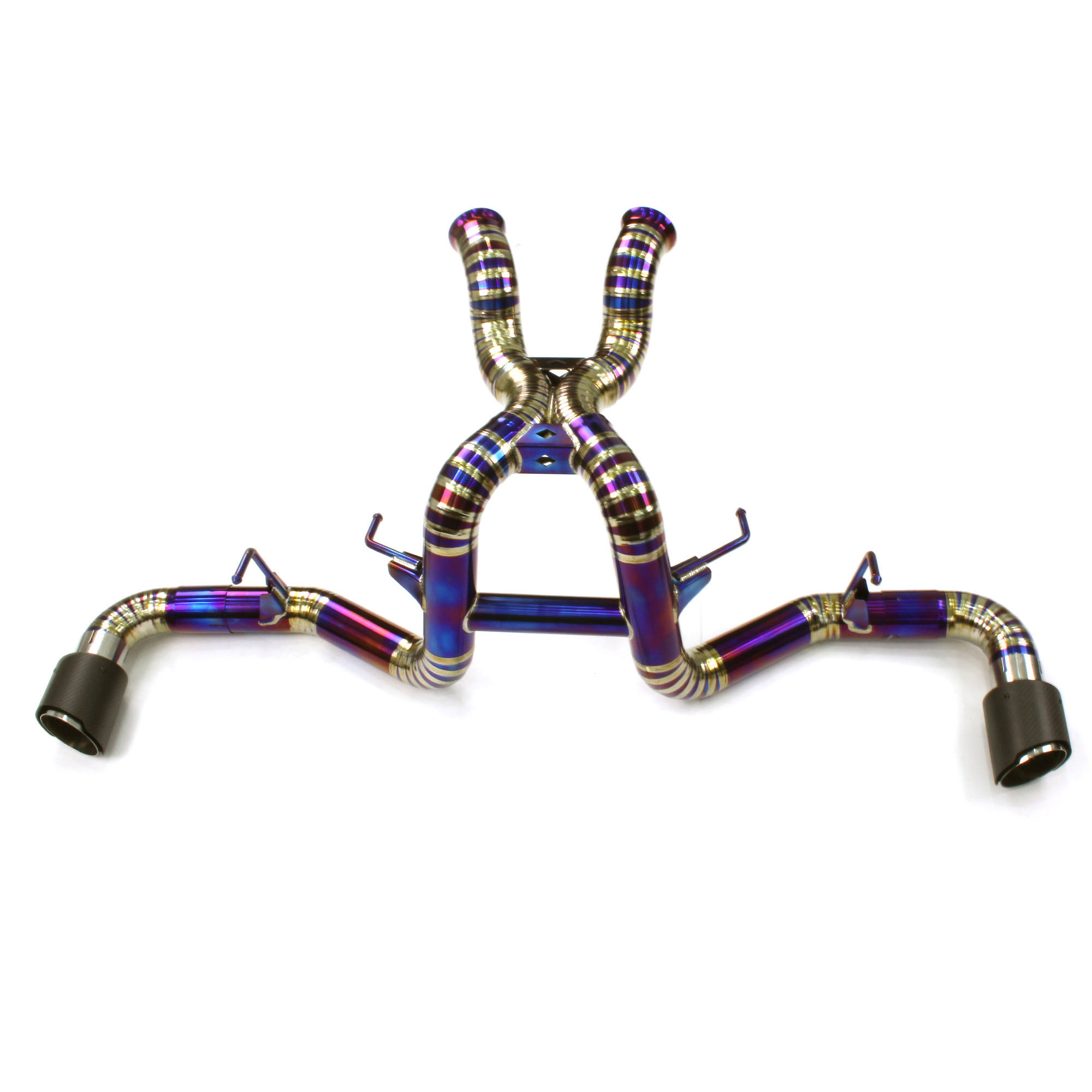 web2 McLaren 570S Catback Titanium Straight pipe Racing Grade Exhaust System No valve - Image 1