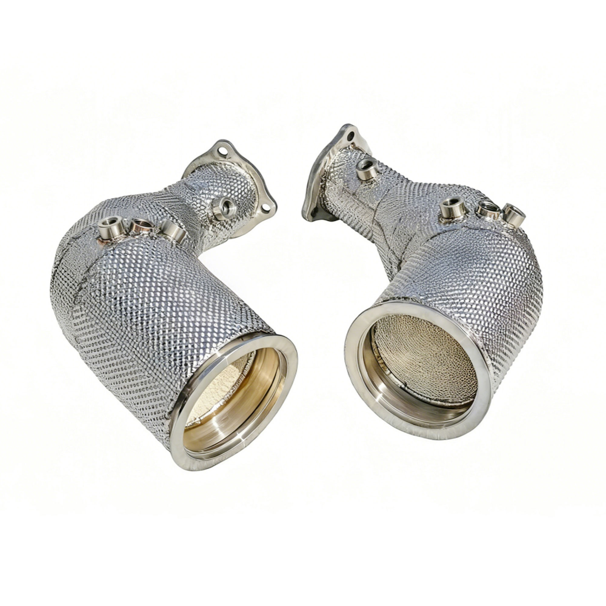 web2 Audi RS4 RS5 B9 3.0T downpipe sus304 Exhaust system High Flow Racing Grade pipe - Image 1