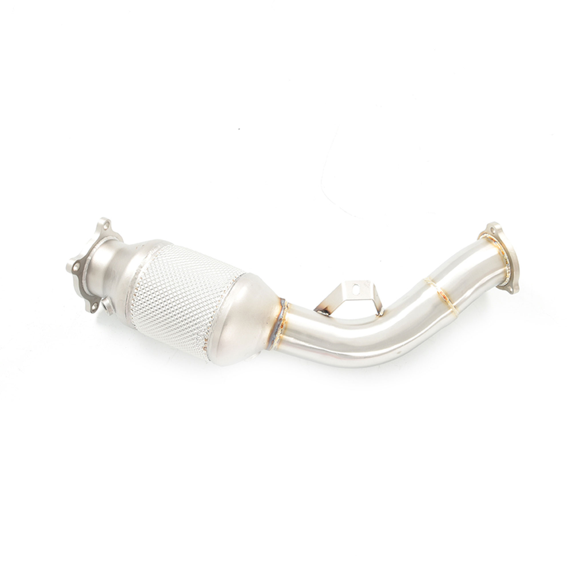 web3 Audi A4 B8 downpipe sus304 Exhaust system High Flow Racing Grade pipe - Image 1