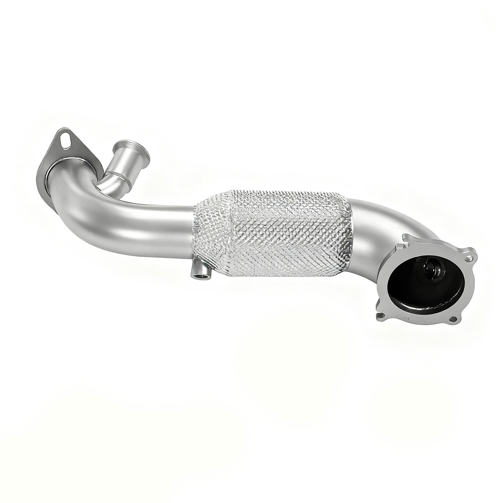 web4 Alfa Romeo Stelvio 2.0T 2018 downpipe sus304 Exhaust system High Flow Racing Grade pipe - Image 1