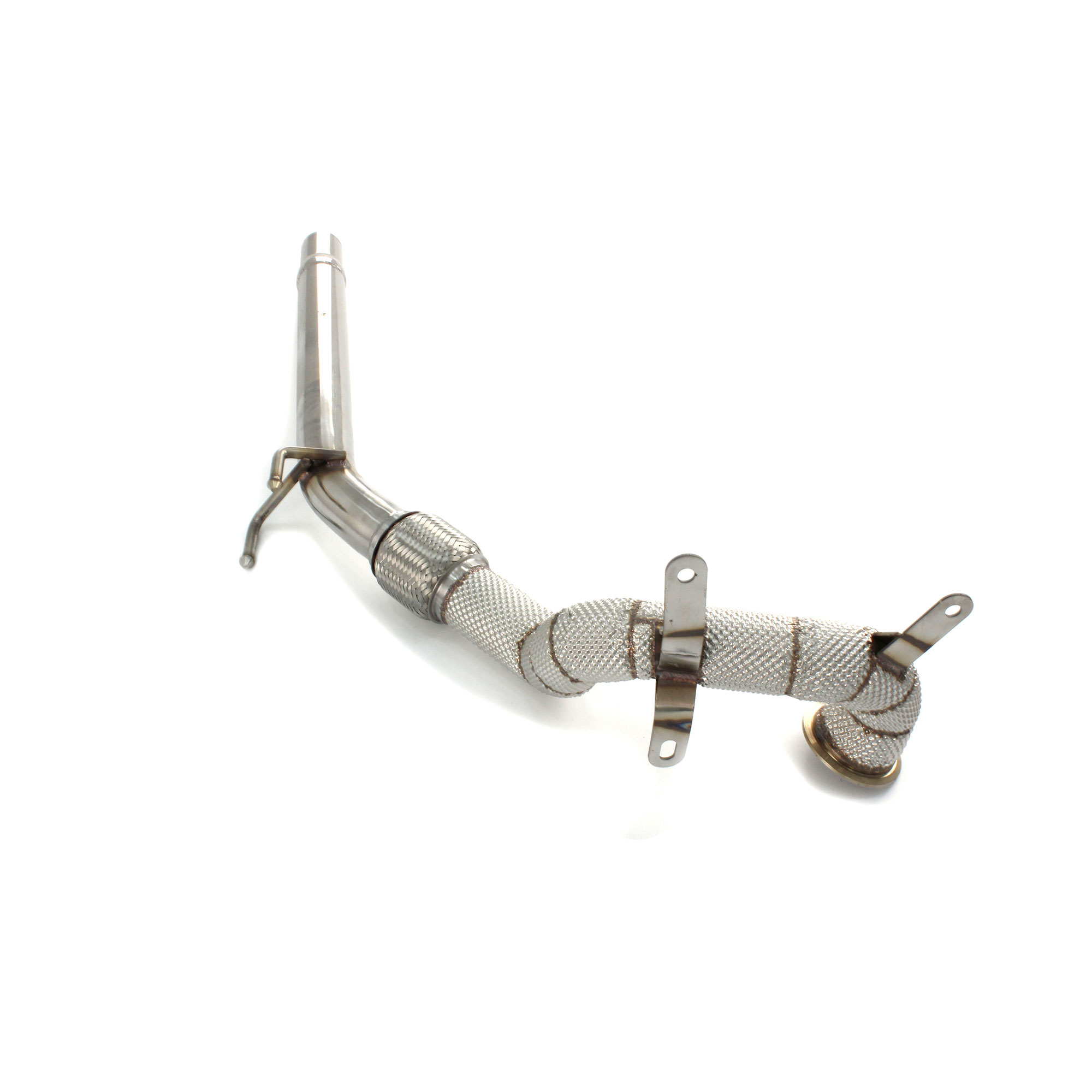 web4 AUDI A3 downpipe sus304 Exhaust system High Flow Racing Grade pipe - Image 1